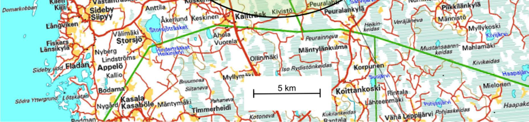 kuva 15). Kuva 15. Yhteisvaikutusten tarkastelualue. 6.