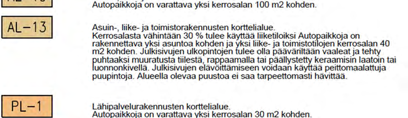 sallittu kerroslukumäärä on