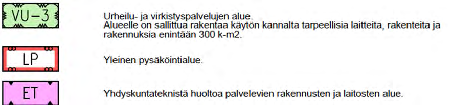 UUDENKAUPUNGIN KAUPUNKI Sivu 19 (20) 5.2.2. Muuta alueet Yleiset määräykset Alueella on ohjeellinen tonttijako.
