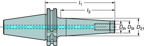 Kiinteät pitimet Varressa kierreliitos (MSSC) 392.140T / 392.