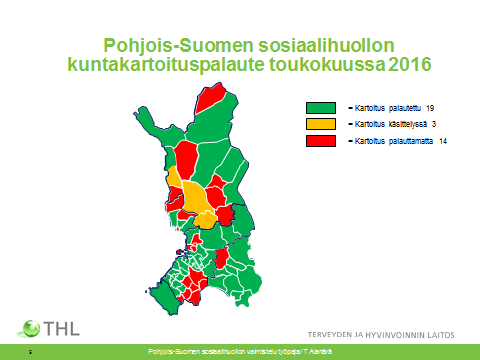 Valmisteluryhmää ei ole virallisesti asetettu, mutta työhön on osallistunut sitoutuneesti edustaja jokaisesta maakunnasta. Kiitos tästä työstä kuuluu jokaiselle.