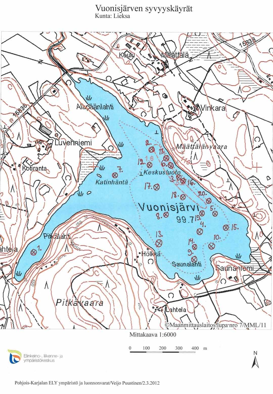Tutkimusalue, aineisto ja menetelmät Vuonisjärven kalastorakennetta selvitettiin Nordic-yleiskatsausverkoilla.09. 0..0. Pyyntiponnistuksia (verkkoöitä) kertyi yhteensä 0.