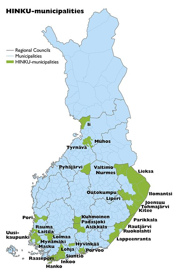 municipalities and 11,8 % of