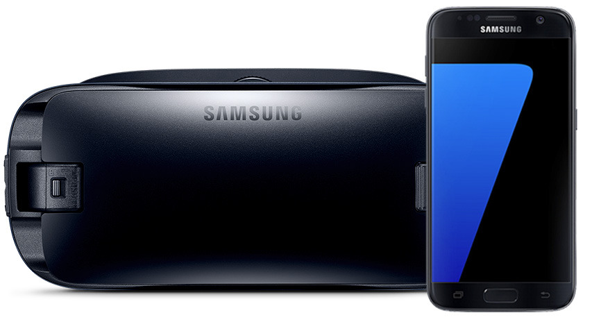 Lasit hyödyntävät Samsungin Galaxy S6 tai uudempia puhelimia, jotka liitetään laseihin usb liitännällä. Lasit on toteutettu yhteistyössä Oculusen kanssa, jonka käyttöliittymä laseissa on näkyvillä.