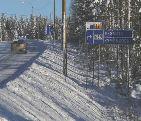 Laatuvaatimukset 1.10.2008 5 Liikennemerkkien ja opasteiden näkyvyys, luku 6.