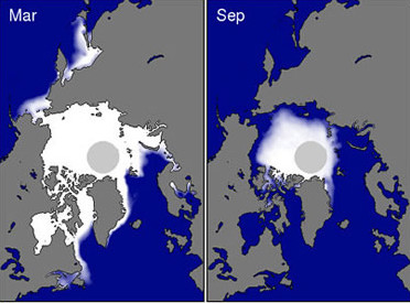 2.3 Barentsinmeri sulana entistä pidempään Viimeisten vuosikymmenien aikana Pohjoisen jäämeren jääolot ovat muuttuneet merkittävästi.