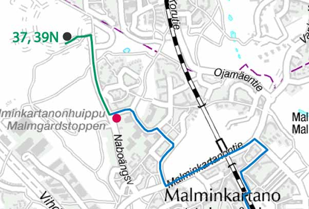 32 Linja 36 Linja 36 alkaa liikennöidä myös lauantaisin. Muutoksella parannetaan Luoteis-Helsingissä paikallisia yhteyksiä mm. kauppakeskus Kaareen, Konalan S-Marketiin ja Pirkkolan uimahallille.
