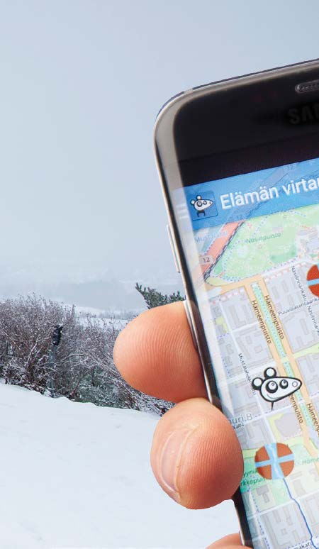 Vaeltamaan pääset omatoimisesti lataamalla älypuhelimeen ilmaisen