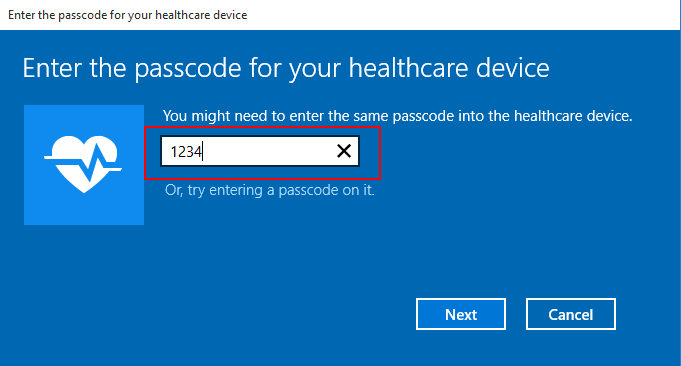 kohdassa Bluetooth Connection (Bluetooth-yhteys) PC (Tietokone) painamalla