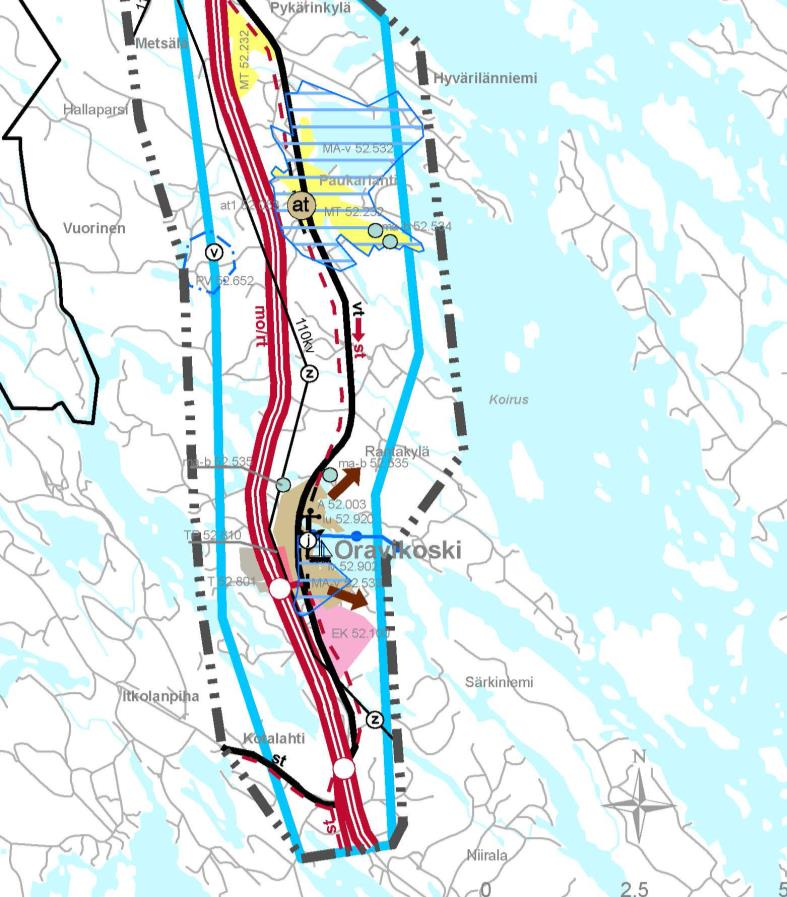 FCG Suunnittelu ja tekniikka Oy OAS 3 (7) Ympäristöministeriö on vahvistanut Leppävirran pohjoisosan valtatien 5 maakuntakaavan 27.11.2008. Maakuntakaavaan on vahvistettu muutoksia 7.12.