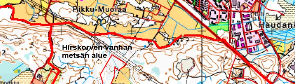 Harjanteen reunalla olevat maastonmuodot ja kasvillisuus suojaavat laajaa jätealuetta, jolloin näiden säilyminen on turvattava kaavassa.