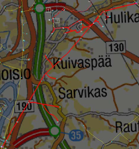 40 (85) Marjamäen sähköasema, lähtö Teollisuus. Teollisuus lähtö syöttää nimensä mukaisesti Marjamäen alueen teollisuuskohteita.