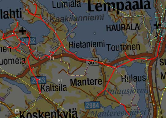 43 (85) ran ja odotettavissa on, että saneeraus on ajankohtainen tarkastelujakson aikana. Kulutlähdöllä on 1710 ja huipputeho on 4,9 MW. Kuvio 25 esittää lähdön punaisella tajia korostusvärillä.