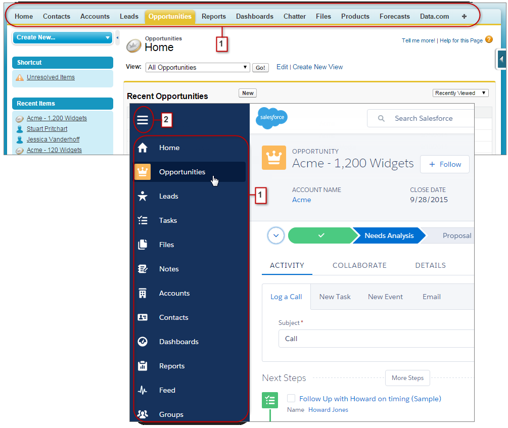 Asioiden löytäminen Lightning Experiencesta Asioiden löytäminen Lightning Experiencesta Salesforce Classicissa käytät välilehtiä löytääksesi objekteja, kuten tilejä ja liidejä.