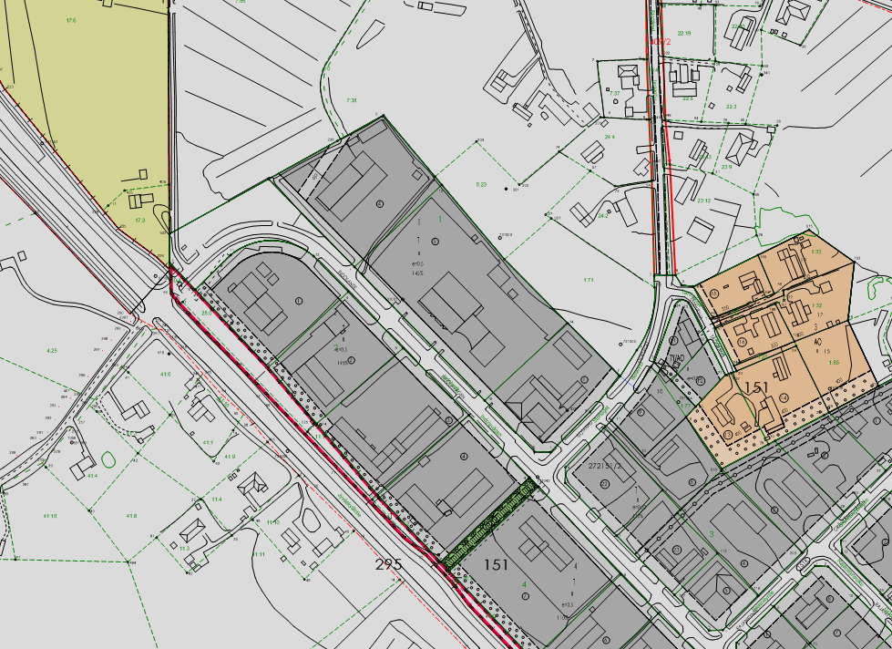 Liite 3, Ote ajantasa asemakaavasta Bilaga 3, Utdrag ur uppdaterad detaljplan http://www.kokkola.