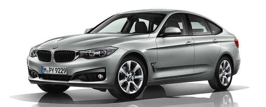 Varuste-esimerkkejä Värit Varusteet 5FLOJTFUUJFEPU #.8QBMWFMVU BMW 3-SARJAN GRAN TURISMO PERUSMALLI. #.834"3+"/(3"/563*4.