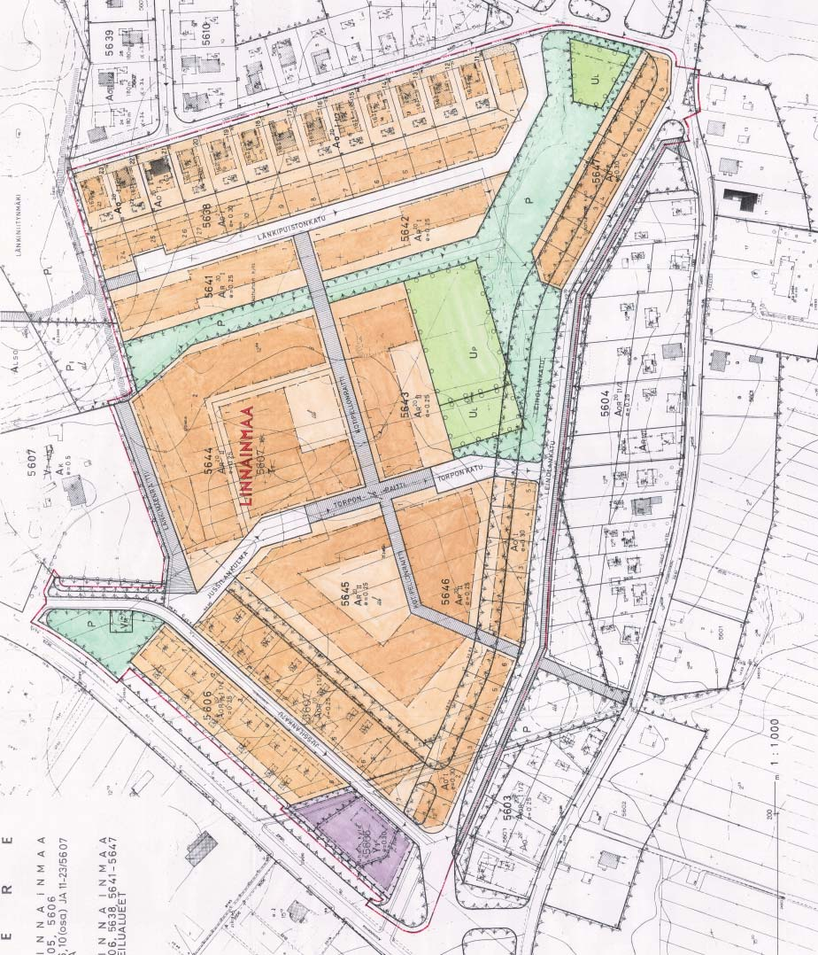LINNAINMAA 1970-luvun asemakaava 5