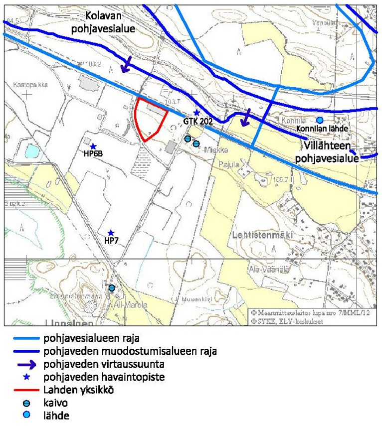 50 puolella. Huikontien lähde on umpeenkasvanut luonnontilainen lähteikkö, joka sijaitsee lehtipuuvaltaisessa metsässä.
