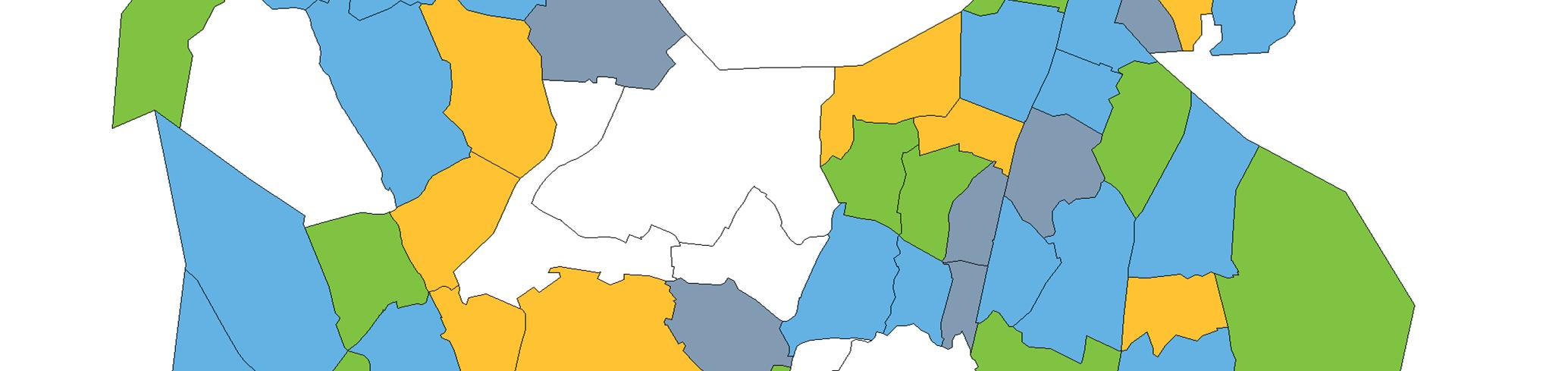 Tilastokatsaus 9:213 16 Liitekartta Työttömyysasteen muutos Vantaan kaupunginosissa vuodesta 29 vuoteen 213.