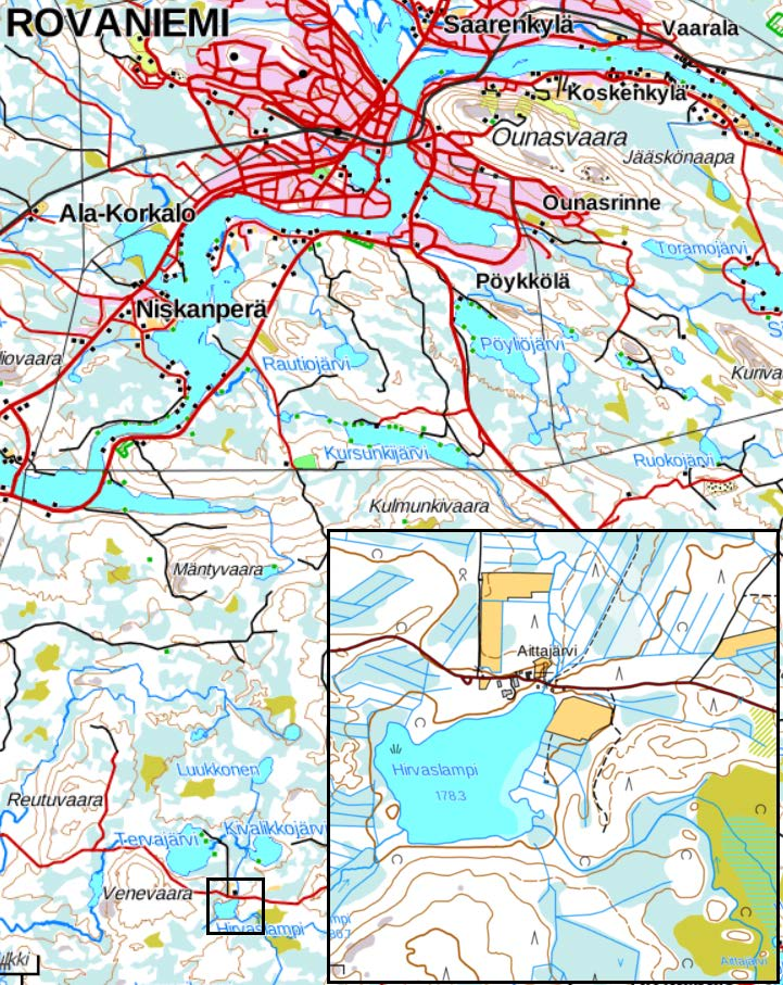 33 5 AITTAJÄRVI Esimerkki projektinamme toimii pienvesivoimalan rakentaminen yhden talon tarpeisiin.