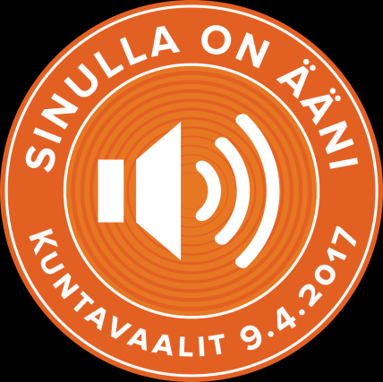 Lisätietoja kuntavaaleista 2017: www.kuntavaalit.fi www.vaalit.fi Ennakkoäänestyspaikat Kuntavaaleissa 2017: http://tulospalvelu.vaalit.fi/kv-2017/fi/kuntalista.