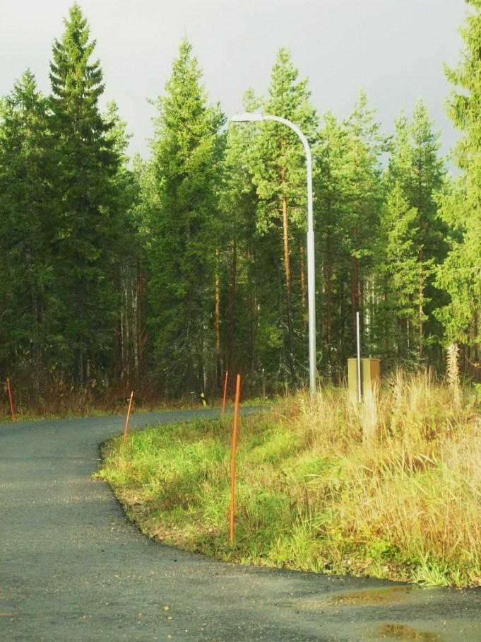 . Yli-Ii Kunnan asutus on pientalovaltaista ja viheralueet pääasiassa liikenneviheralueita. Ojitus on suurimmaksi osaksi avo-ojitusta.
