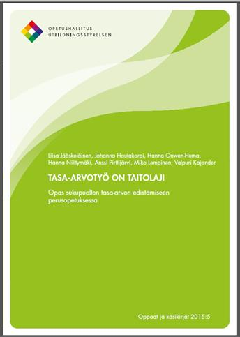 pdf Tasa-arvoinen varhaiskasvatus hankkeen sivusto http://www.tasa-arvoinenvarhaiskasvatus.