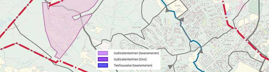 Alueelta johtaa useampi virtausreitti Myllyojaan eli maankäytön muutokset kohdistuvat useamman virtausreitin hulevesiolosuhteisiin. Maaperä on moreenia ja paikoitellen silttiä.