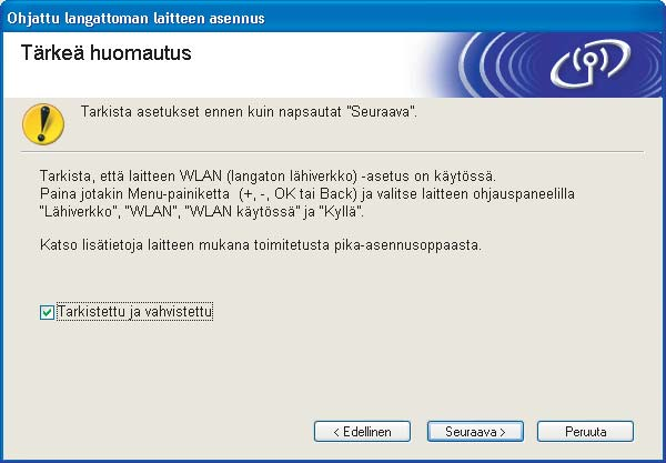 Kirjoitinohjaimen asennus Windows Vista : kun Käyttäjätilien valvonta -näyttö tulee näkyviin, napsauta Salli.