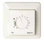 Lattialämmitystermostaatti DEVIreg 528 Elektroninen termostaatti lattialämmityksen säätöön DEVIreg 528 termostaatti on varustettu NTC-lattia-anturilla ja se kiinnitetään