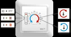 DEVIreg 528 Alhainen virrankulutus valmiustilassa EN/IEC 60730-1 (yleinen) ja EN/IEC 60730-2-9 (termostaatti) Käyttöjännite 230 VAC +10% / -20%, 50 Hz Virrankulutus valmiustilassa