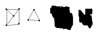 Solmu 2/2012 3 Lähipisteavaruuden määritelmän ehdosta 3 seuraa, että jos C D, niin cl C cl D. Näin ollen cl A (A B) cl(a B) cl B = B. Kuva 3.