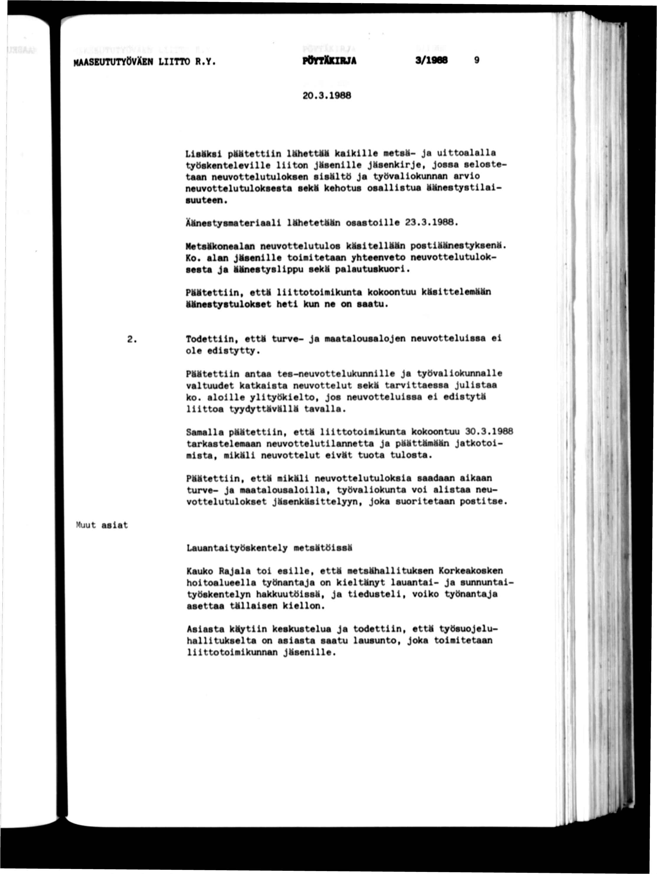 maasbututyövxsn ltto r.y. povtkksja 3/