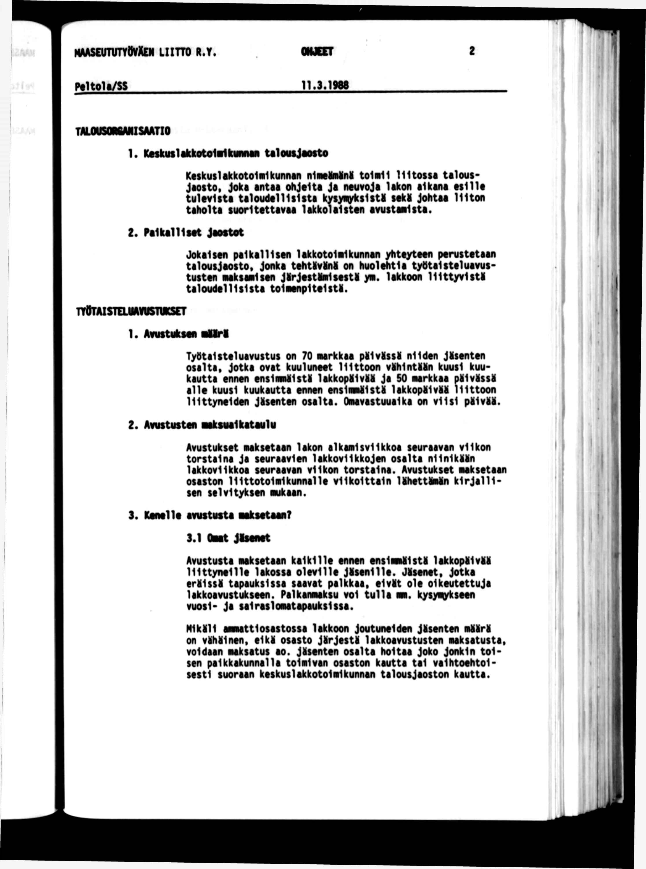 f NAASEUTUnOvXCN LTTO R.Y. PtUoU/SS 11.3.1968 TALOUSOMMUSAAHO 1.
