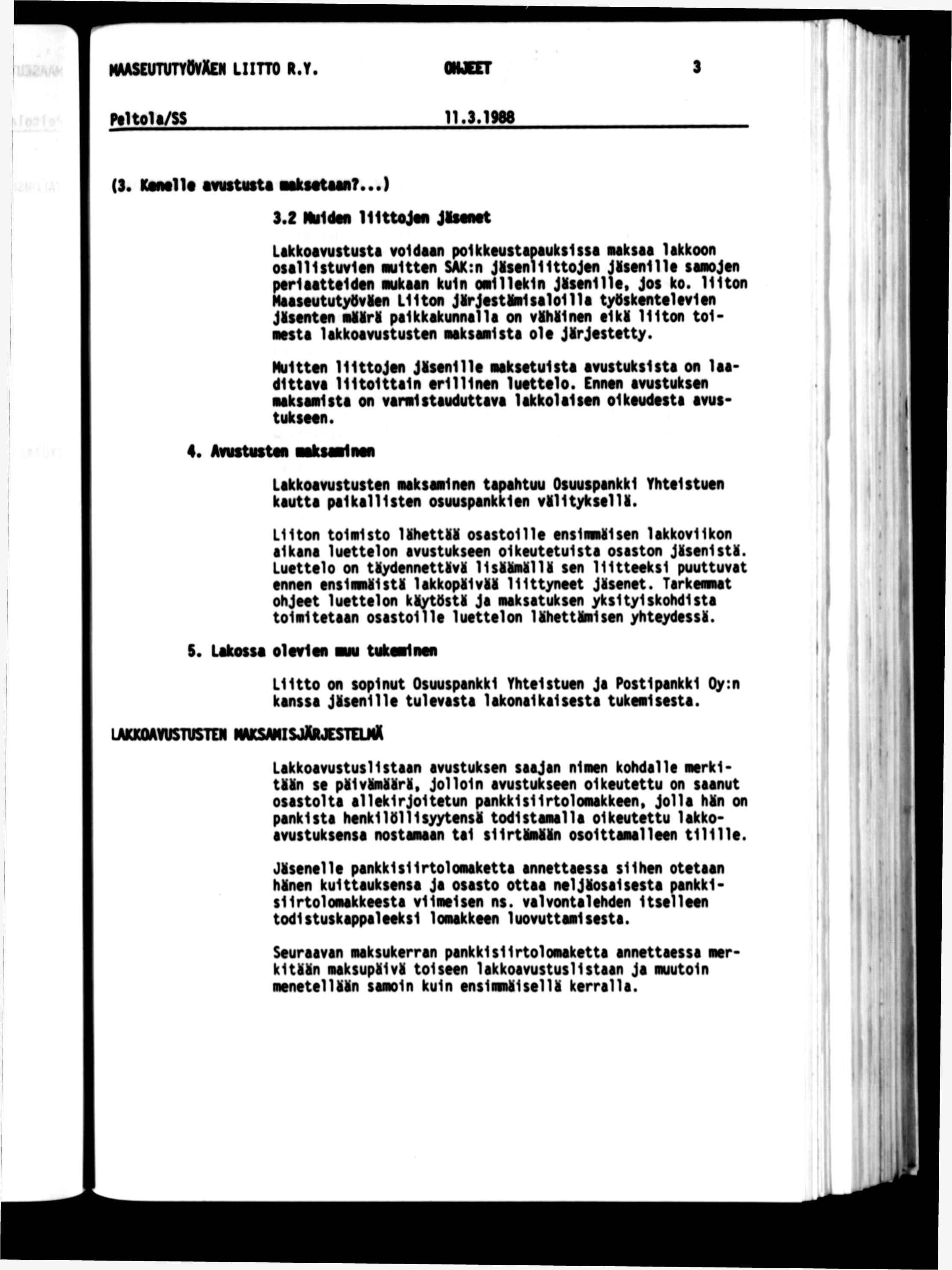 MMSCUTUnOyXEN HTTO R.Y. P to a/ss 11.3.1988 (3. Ktntllt tmttta nkstuar,*.) 3.