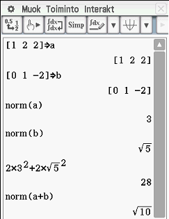 Laskut voi tehdä suoraan Pääsovelluksessa. Vastaukset ovat a) 28. b) 28.