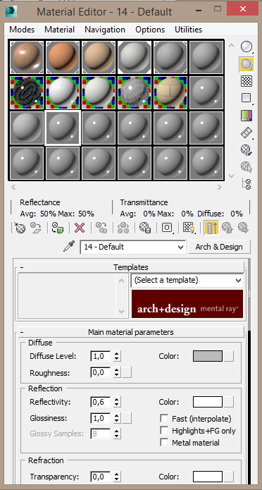 LIITE 1 4 5. Mennään Rendering valikkoon ja sieltä Material Editor kohtaan ja klikataan auki Compact Material Editor.