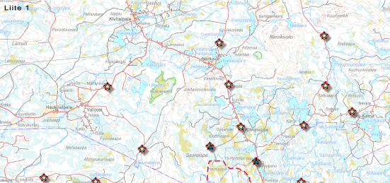 134 Kuva 8-4. Suhangon alueen bioindikaattori näytteenottoalat 8.