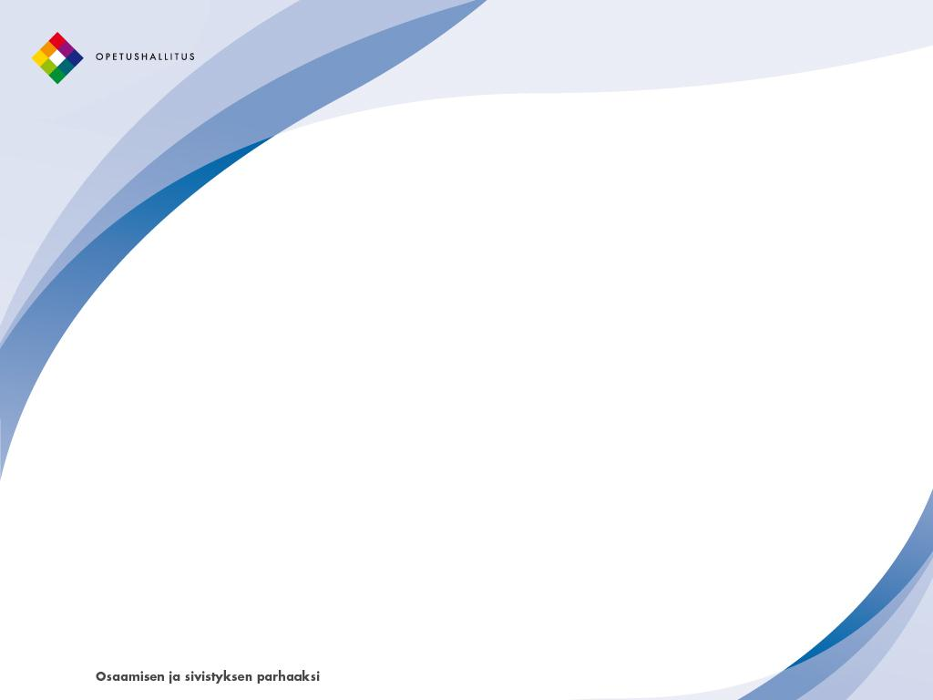 Ammatillisen koulutuksen laatupalkinto 2013 Euroopan laatupalkinto (EFQM) ja ammatillisen koulutuksen laatupalkinnossa hakemuksen