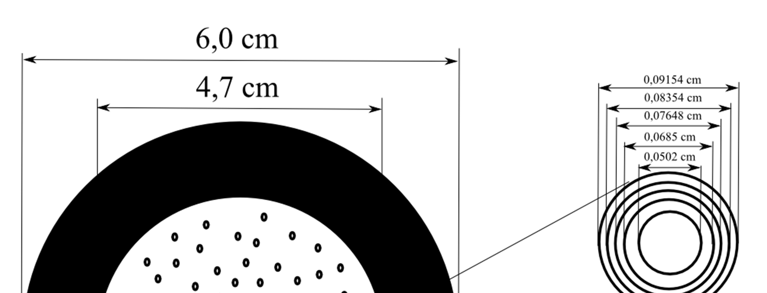 27 6.2 Kuulien ja partikkelien mallinnus Yksittäisen kuulan ja yksittäisen partikkelin dimensiot on esitetty kuvassa 6.2. Polttoainekuulan grafiittimatriisissa partikkelit ovat satunnaisesti ja mallissa käytössä on 10 partikkelijakaumaltaan erilaista kuulaa, joissa kaikissa on 9394 polttoainepartikkelia.