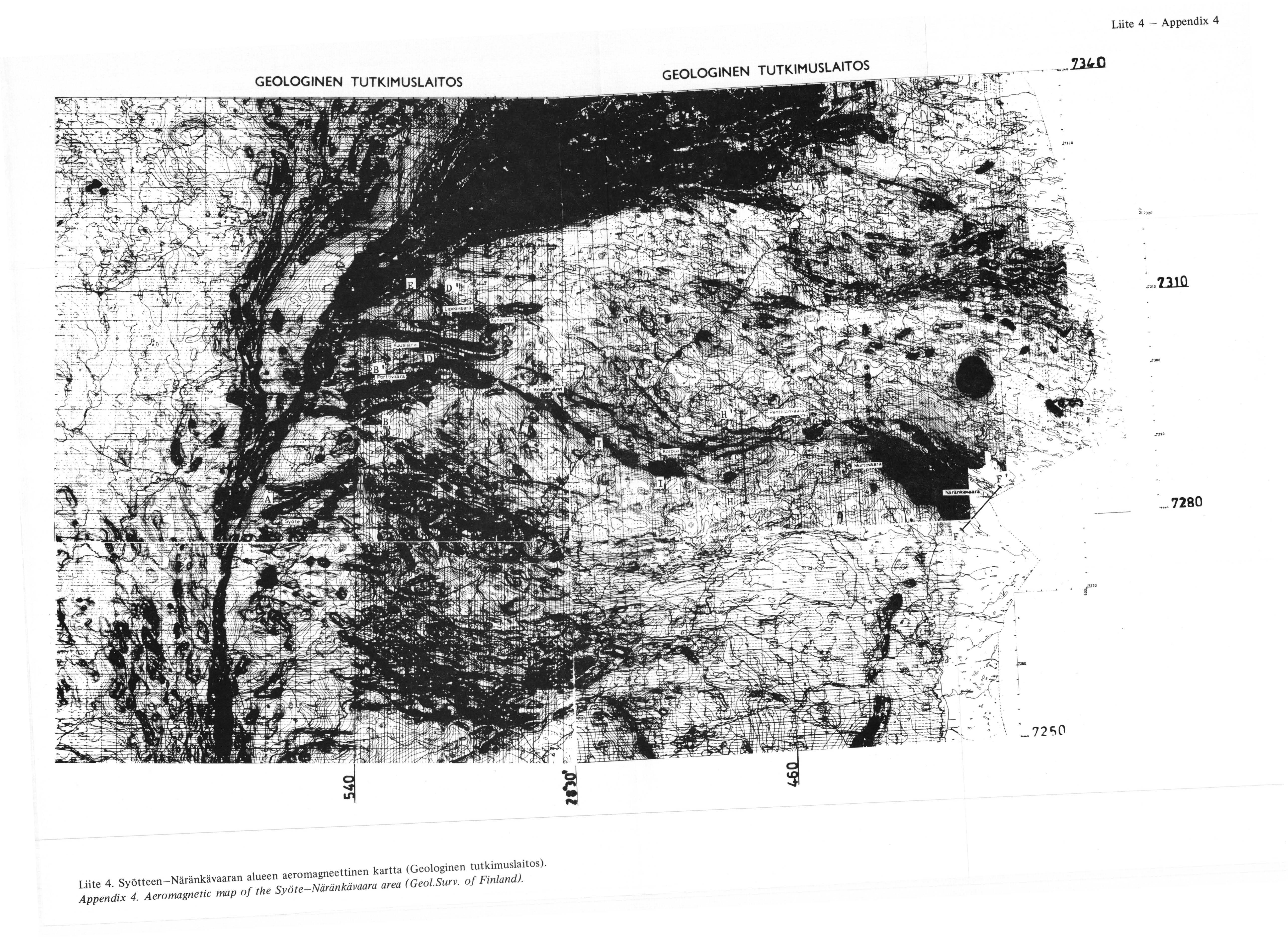 Lüte 4 - Appendix 4 ~ITT~~=Z:7pr:'W:~~G~EOLOGINEN.~".. nkd GEOLOGINEN TUTKIMUSLAITOS TUTKIMUSLAITOS j,jlo ;; 7)10.. 1)'0 'l..l.1.q.,... 7280 -(" _ ~e.:, " inen Liite 4.