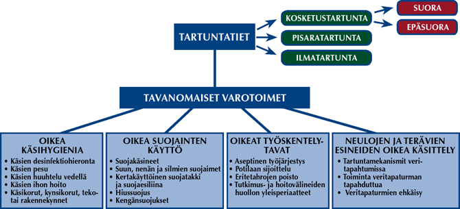 4 3 KÄSIHYGIENIA HOITOTYÖSSÄ Käsihygienia on yksi osa tavanomaisia varotoimia.