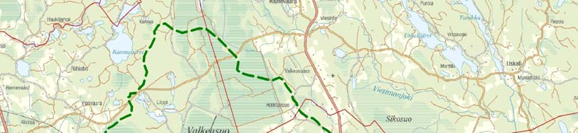 Suonpäänjoen keskivirtaama on noin 0,81 m 3 /s.
