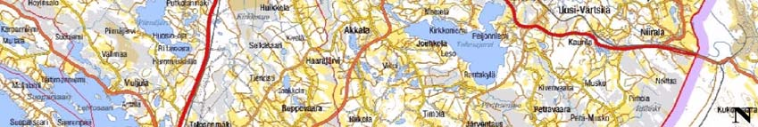 laskevan Luosojoen valuma-alueeseen (2.