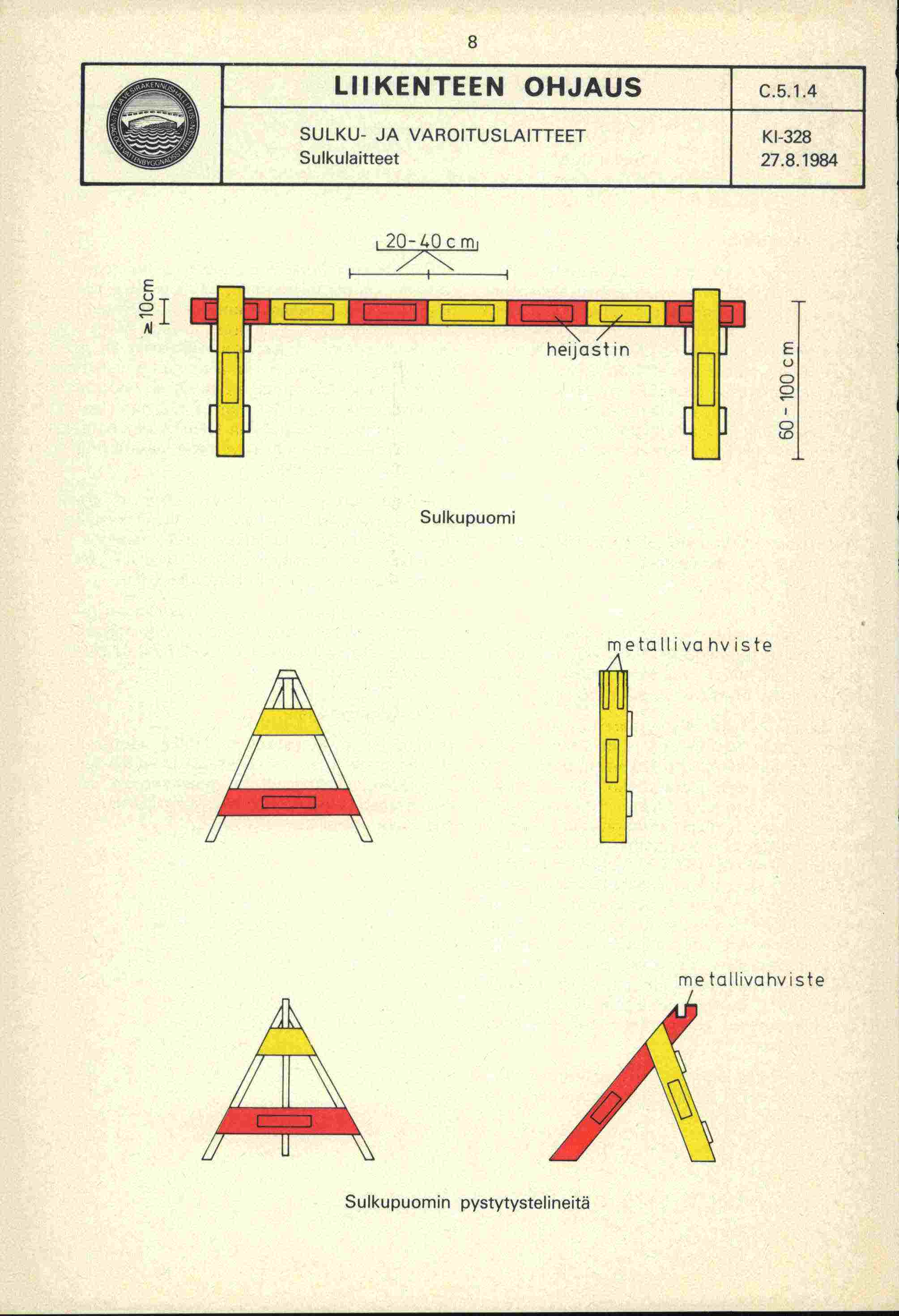 LIIKNTN OHJAUS Sulkulaitteet KI-328 2-4cm 1 III" zz Sulkupuomi