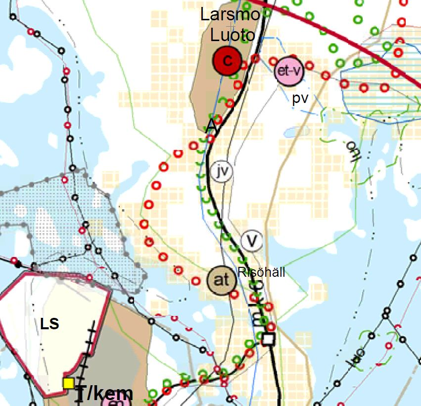 I Österbottens landskapsplan 2030 anges området som by med en fungerande verksamhetsbas och regionstruktur. Byns läge, avstånd till andra centrum eller en attraktiv omgivning ökar byns betydelse.