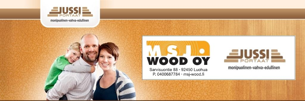 MSJ-WOOD OY JUSSI-taloportaiden kokoamisohjeet Kokoamisohjeet U-taloportaille