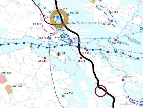 Lähtökohdat 2 Tekninen lautakunta on päätöksellään 1.9.2015 ( 264) päättänyt käynnistää Savonrannan rantayleiskaavan muutoksen laatimisen.