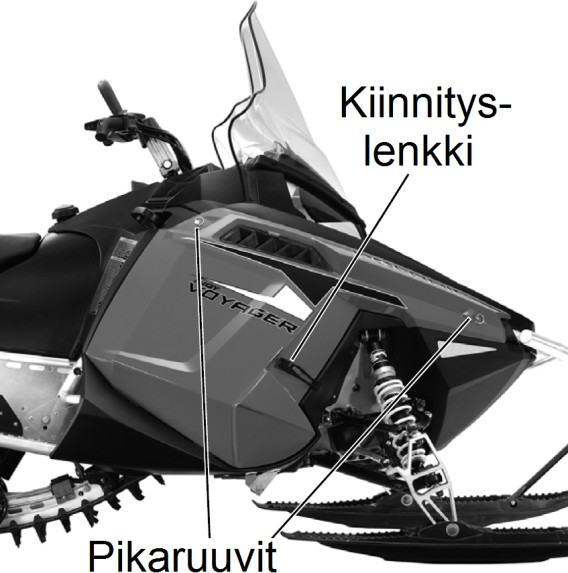 MOOTTORIKELKAN HUOLTO Määräaikaishuollot Määräaikaishuollot on teetettävä valtuutetussa Polaris-huollossa tässä kirjassa mainituin välein.