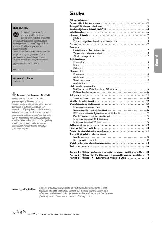 Löydät kysymyksiisi vastaukset käyttöoppaasta ( tiedot, ohjearvot,